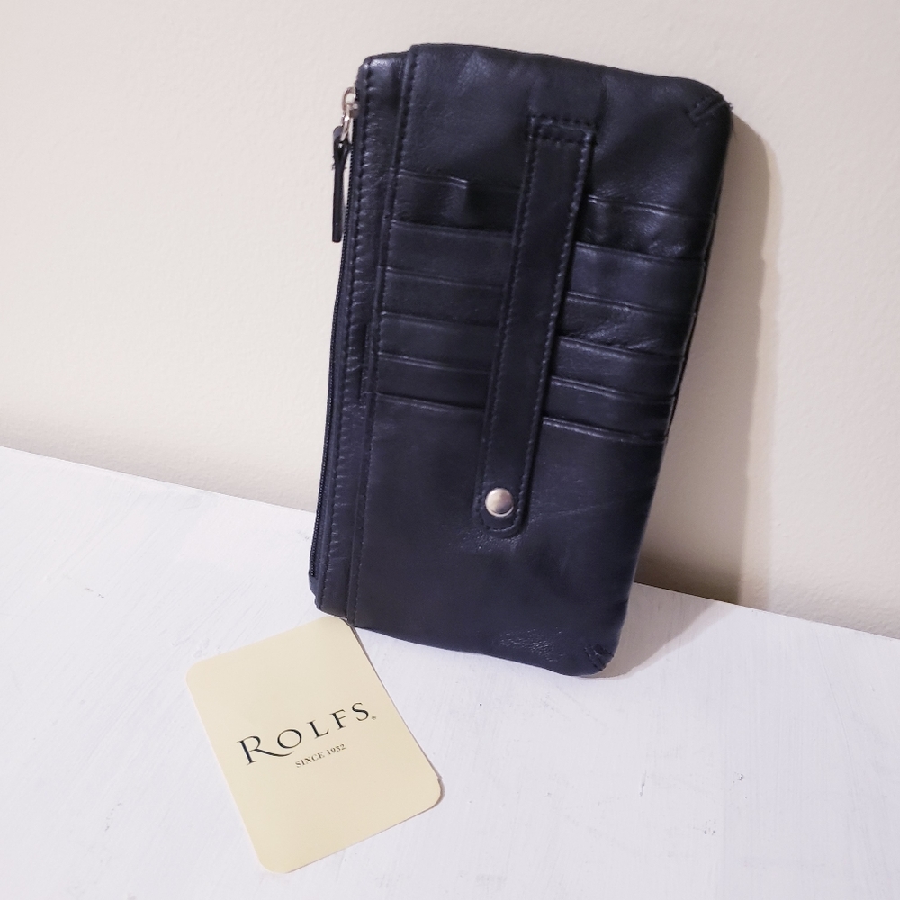Soft Leather Wallet/Organizer - O/S